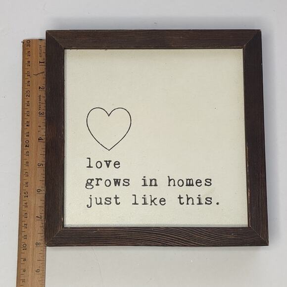 Love Grows in Homes Just Like This Wooden Wall Decor Valentine's Day - Picture 5 of 10